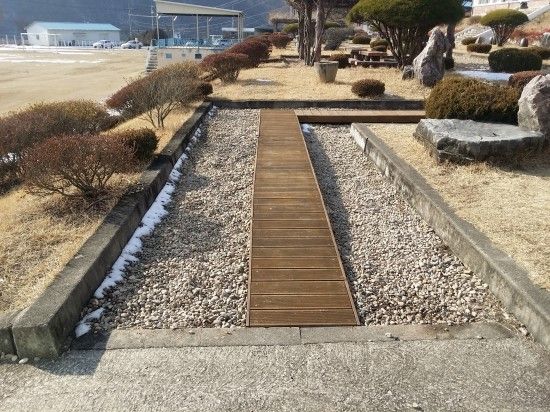 학산 중고등학교 데크