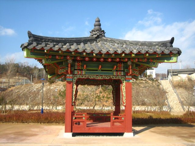 NP-412-G 사각정자(한식단청)