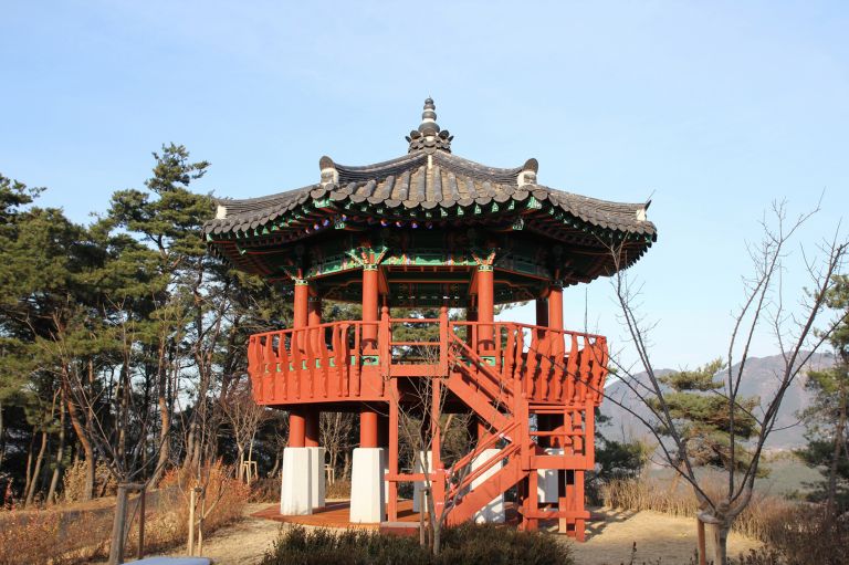 NP-811-G 이층전망대한식단청